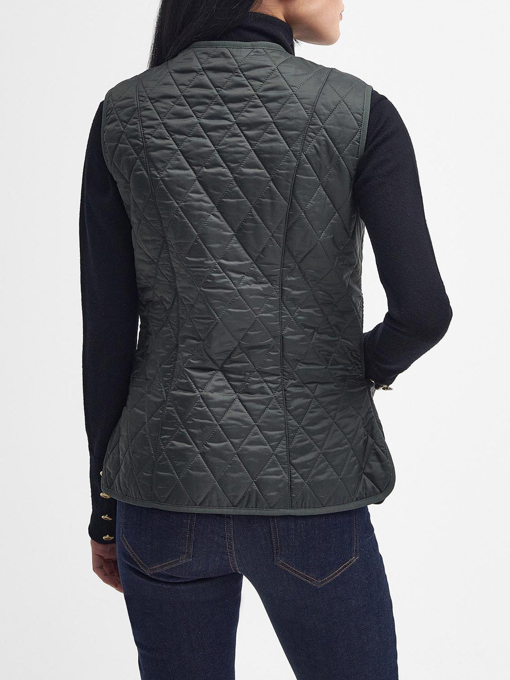Smanicato Barbour Fleece Betty Liner da Donna - Verde