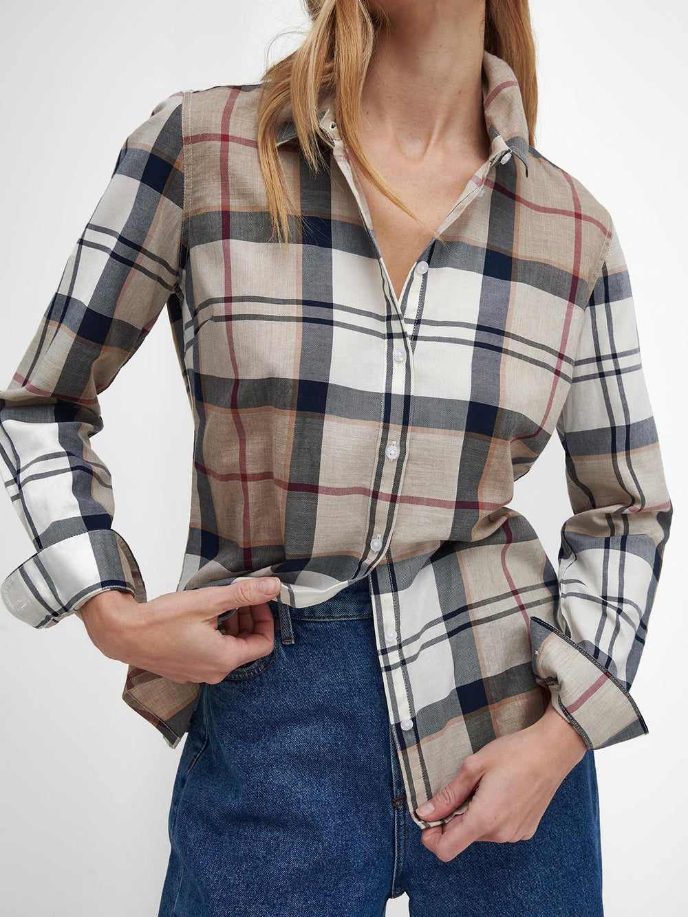 Camicia Casual Barbour Bredon da Donna - Beige