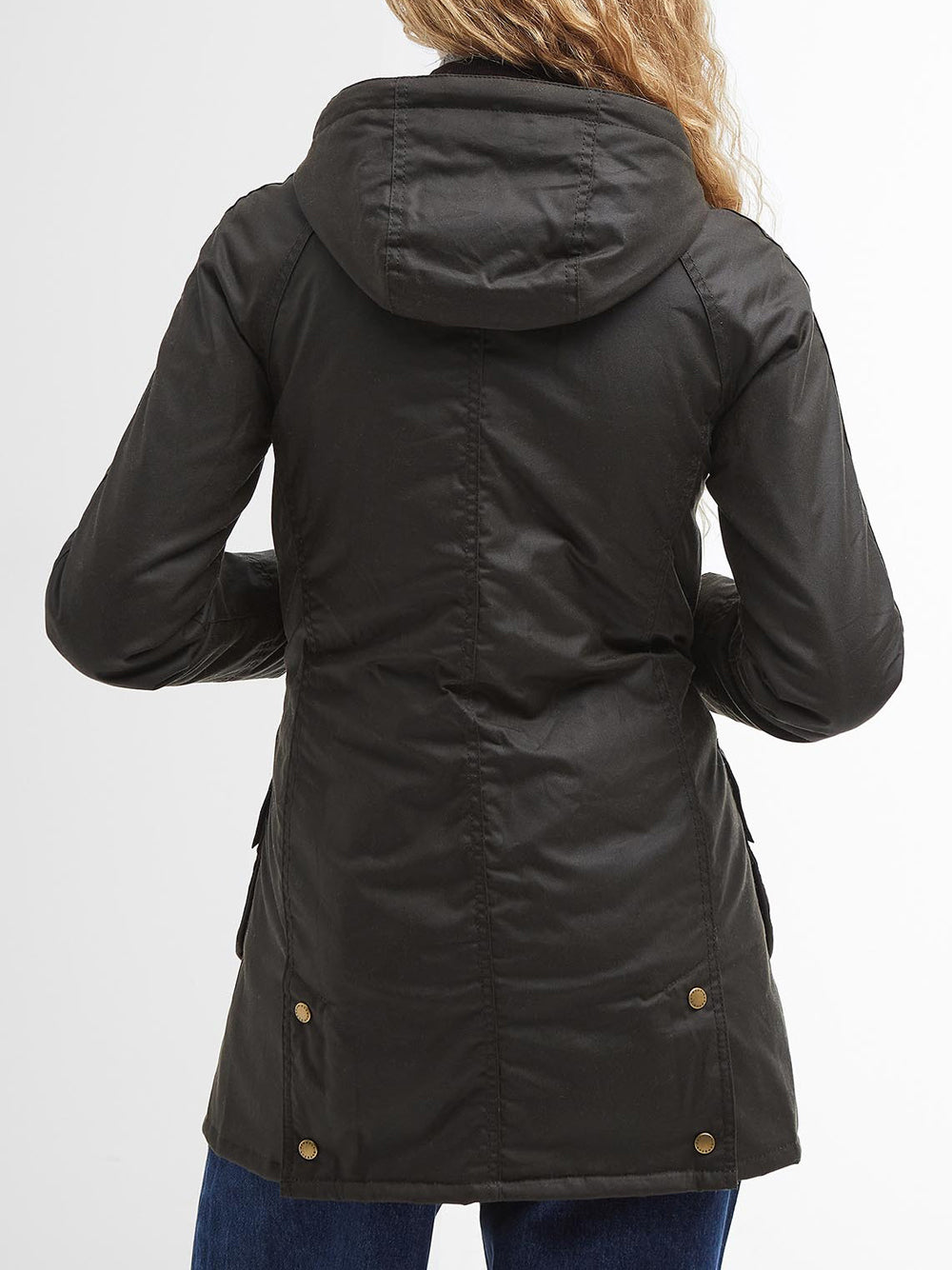 Giubbotto Barbour Bower Wax da Donna - Verde