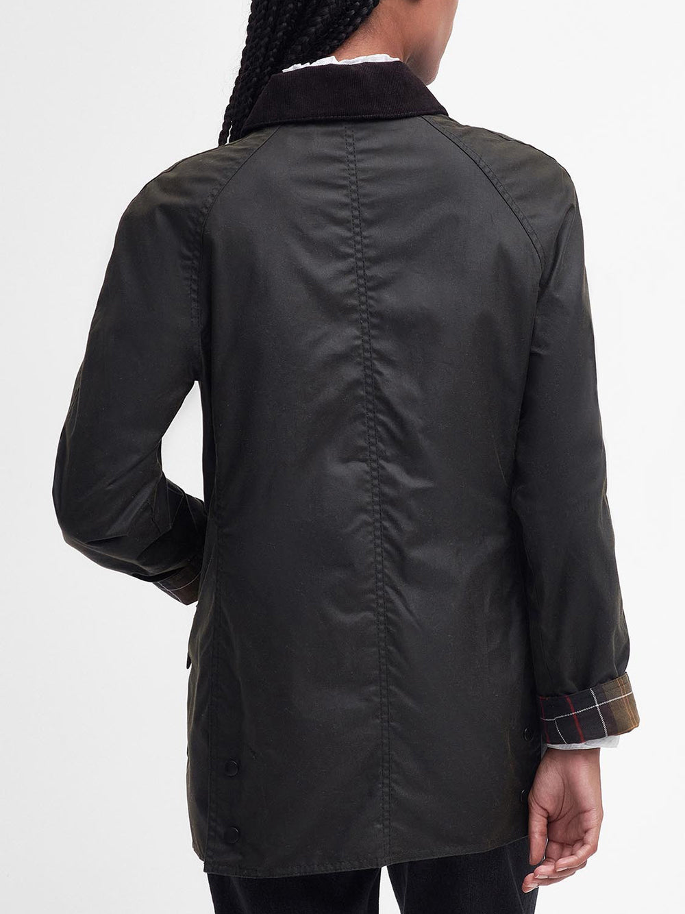 Giubbotto Barbour Classic Beadnell Wax da Donna - Marrone