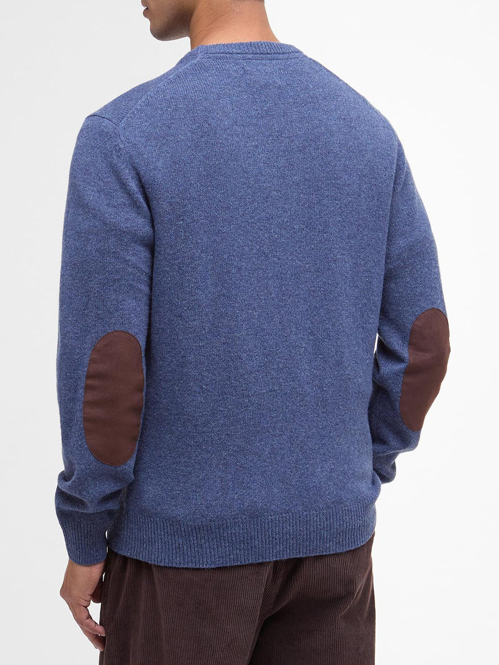 Pullover Barbour Essential Crew da Uomo - Blu