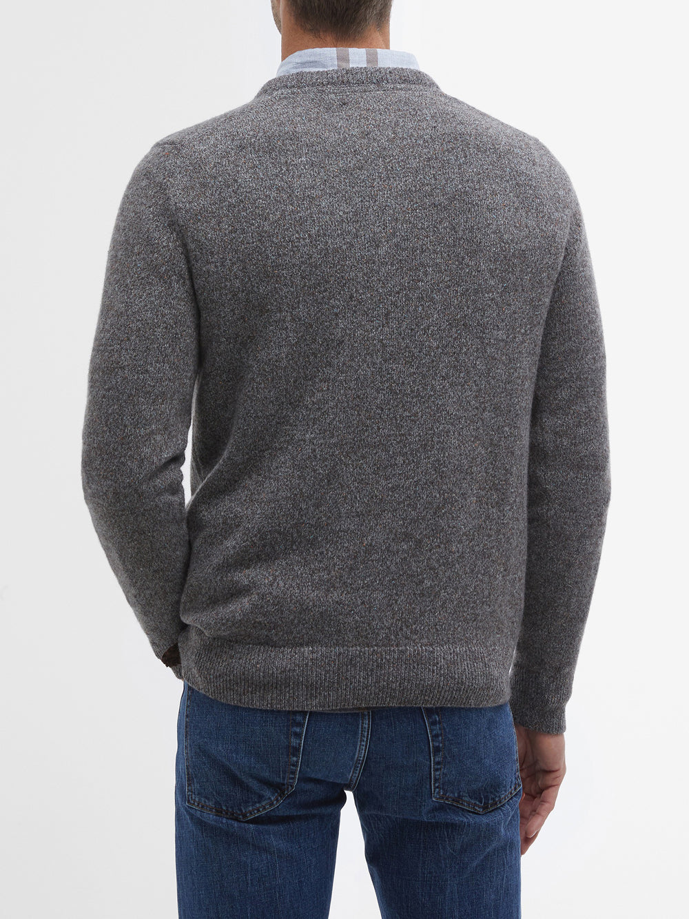 Pullover Barbour Essential Tisbury Crew da Uomo - Grigio