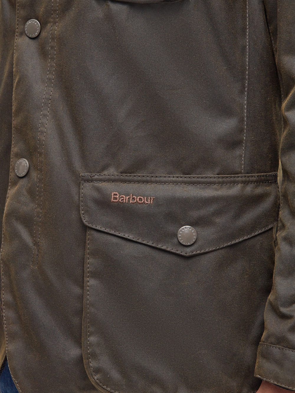 Giubbotto Barbour Ogston Wax da Uomo - Verde
