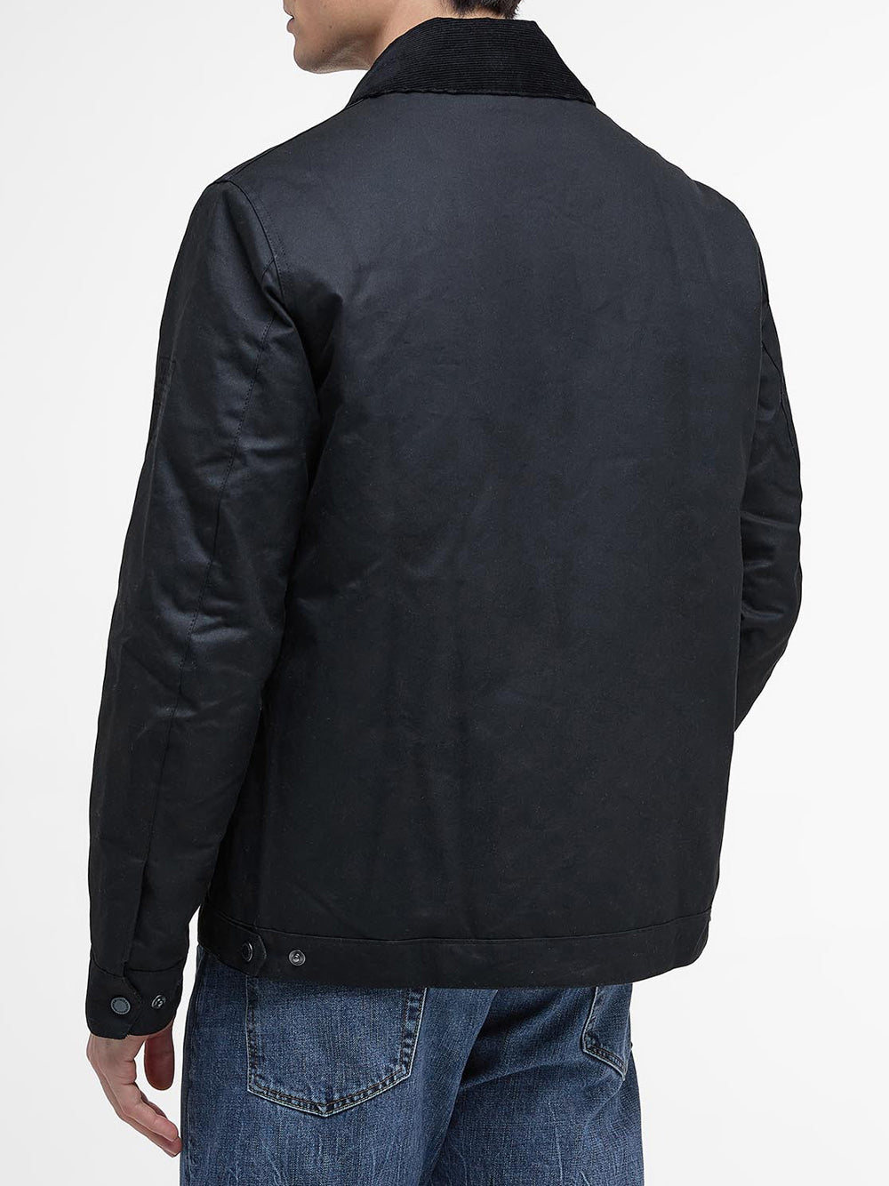 Giubbotto Barbour Workers Wax da Uomo - Nero