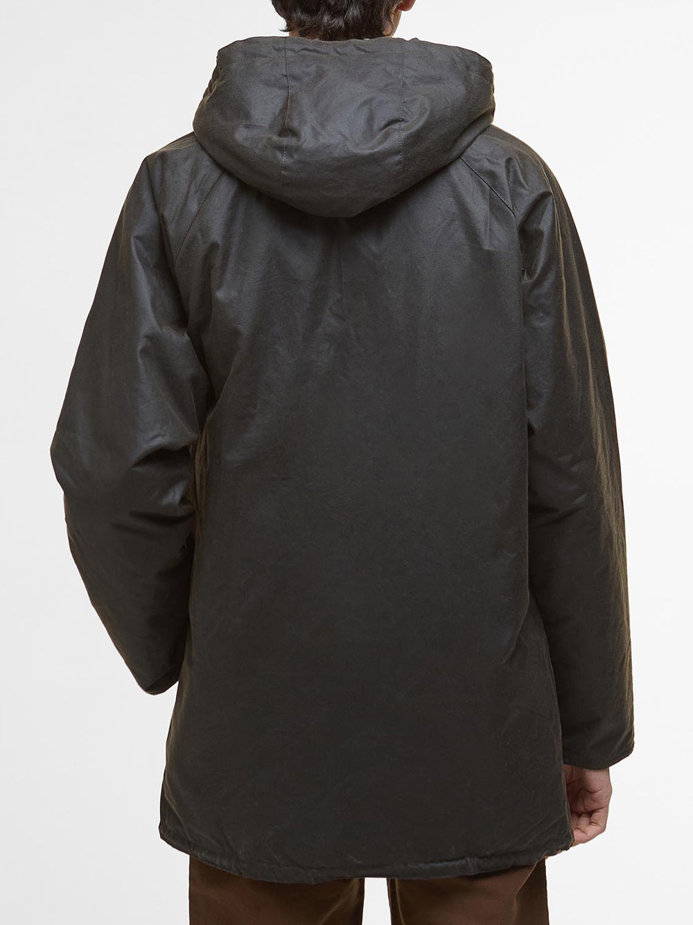 Parka Barbour Bedale Wax da Uomo - Verde