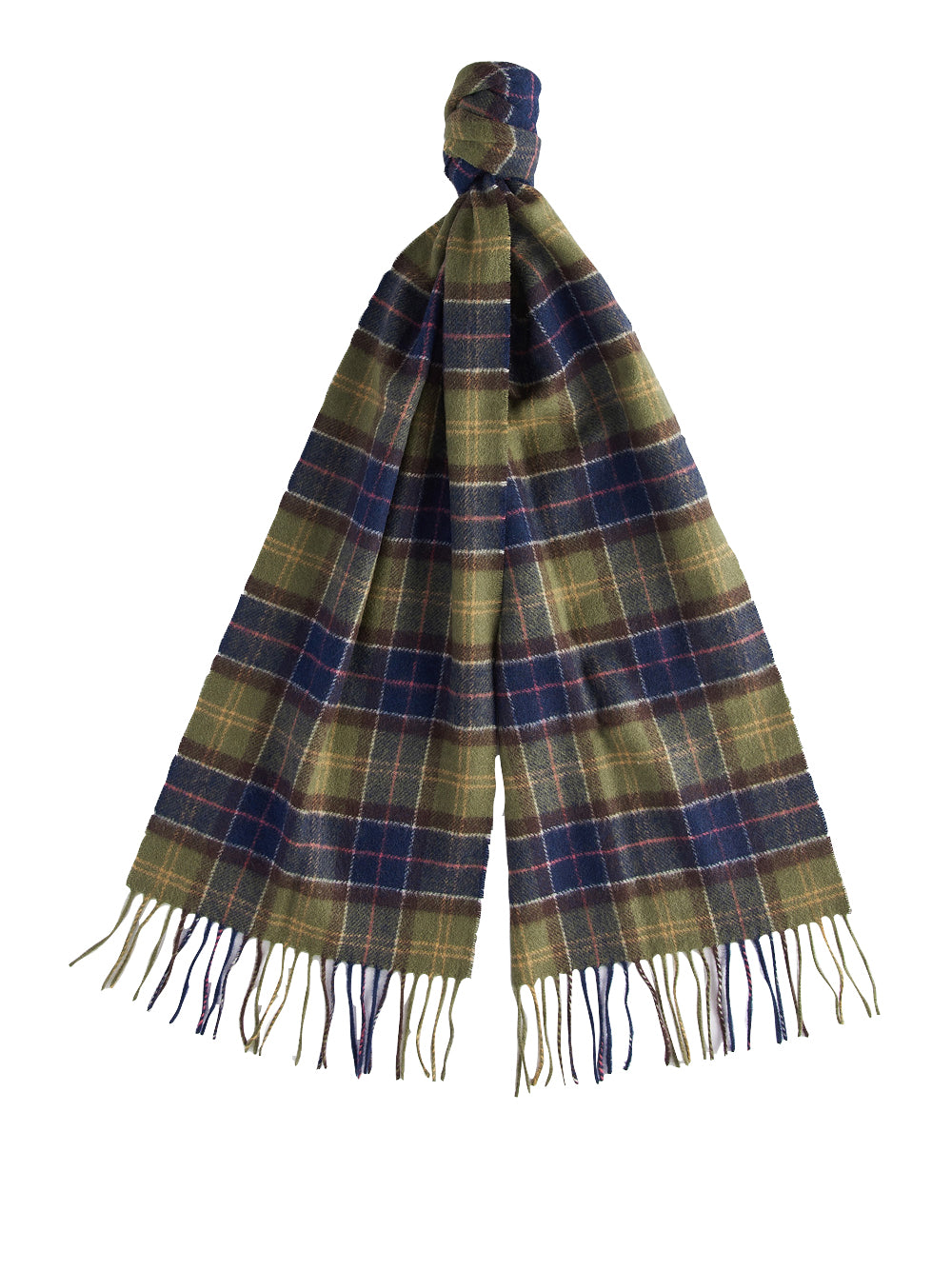 Sciarpa Barbour Tartan Lambswool Unisex - Verde