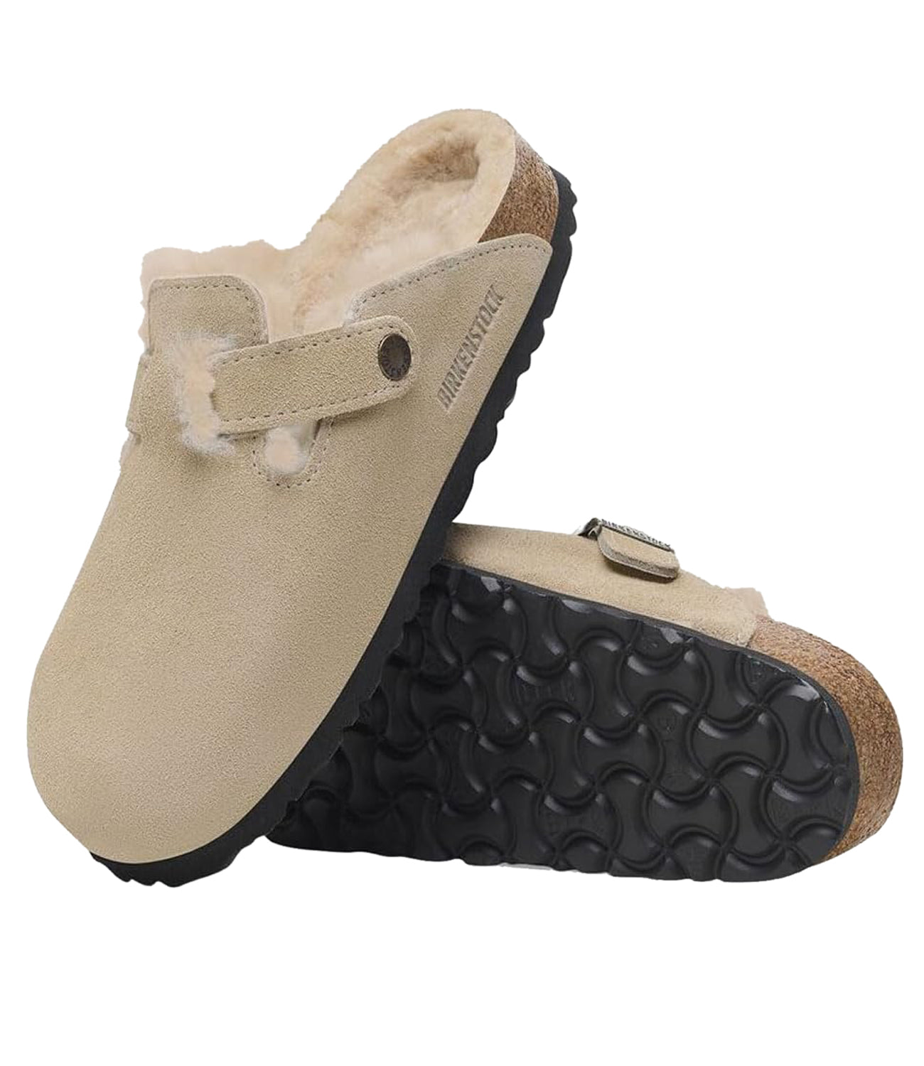 Birkenstock Ciabatta UNISEX Mod. 1028299 BOSTON TAUPE TAUPE Marrone