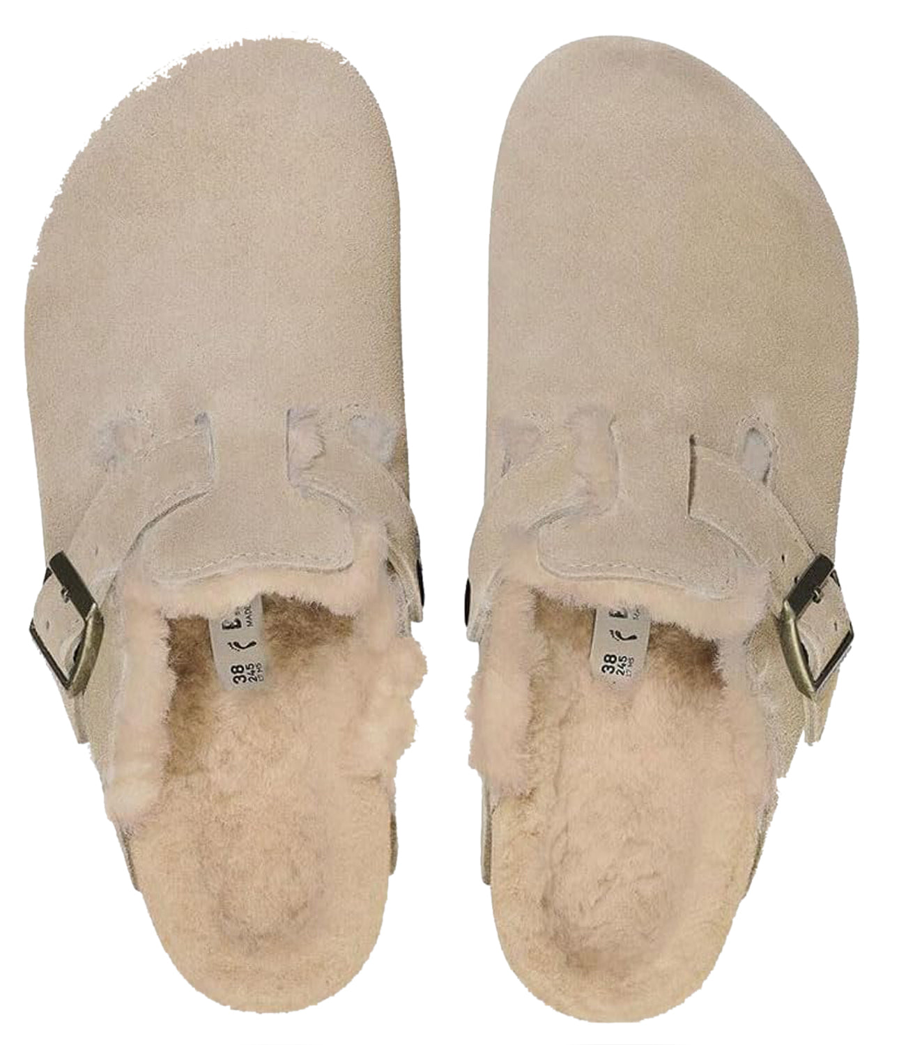 Birkenstock Ciabatta UNISEX Mod. 1028299 BOSTON TAUPE TAUPE Marrone