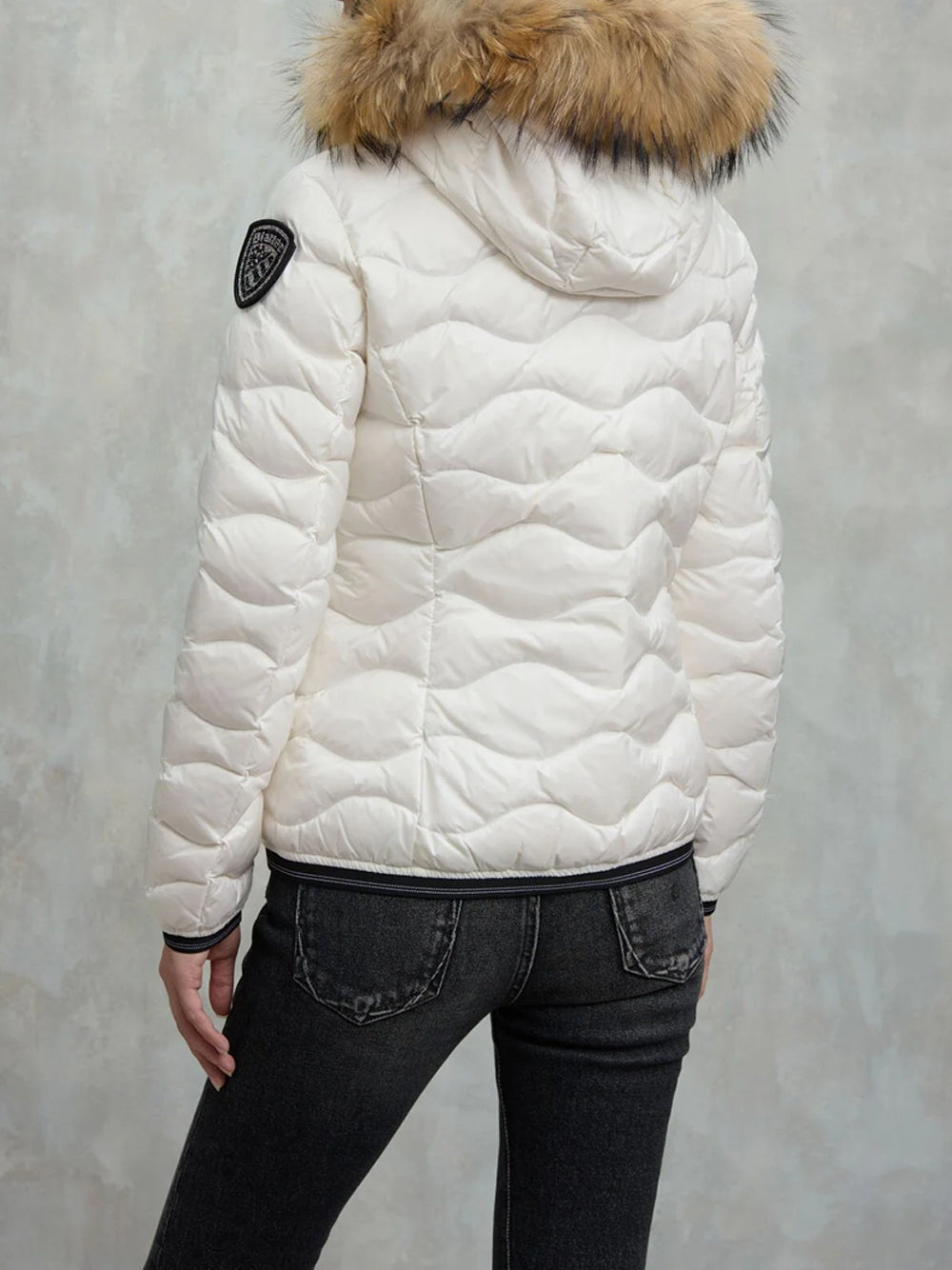 Piumino Blauer Aldie da Donna - Bianco