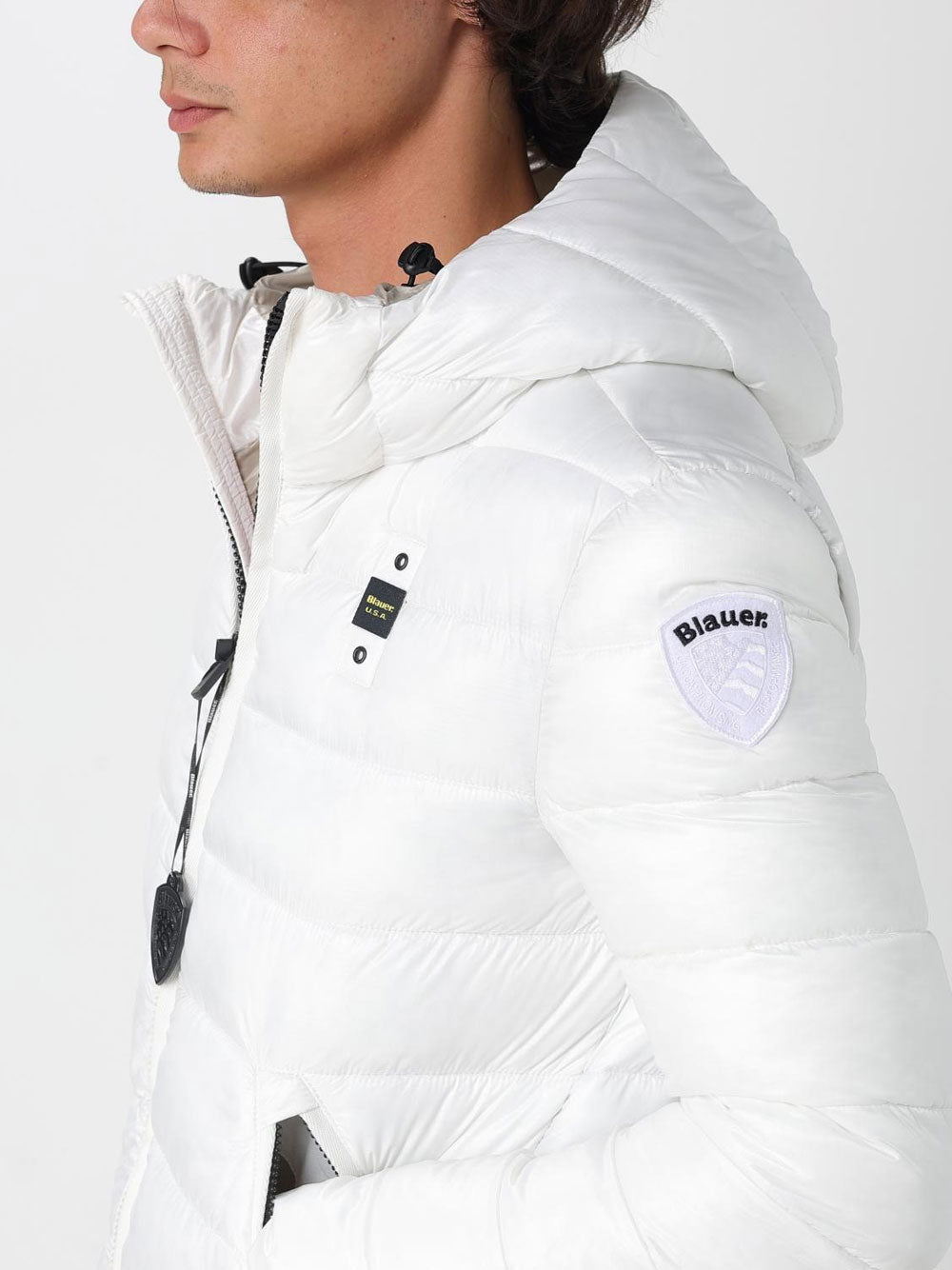 Piumino Blauer Adams da Uomo - Bianco