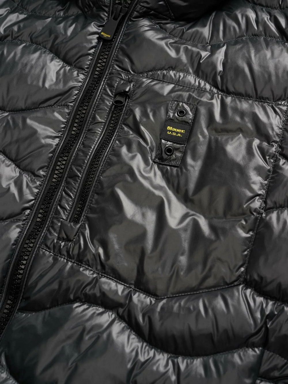 Piumino Blauer Wave da Uomo - Nero