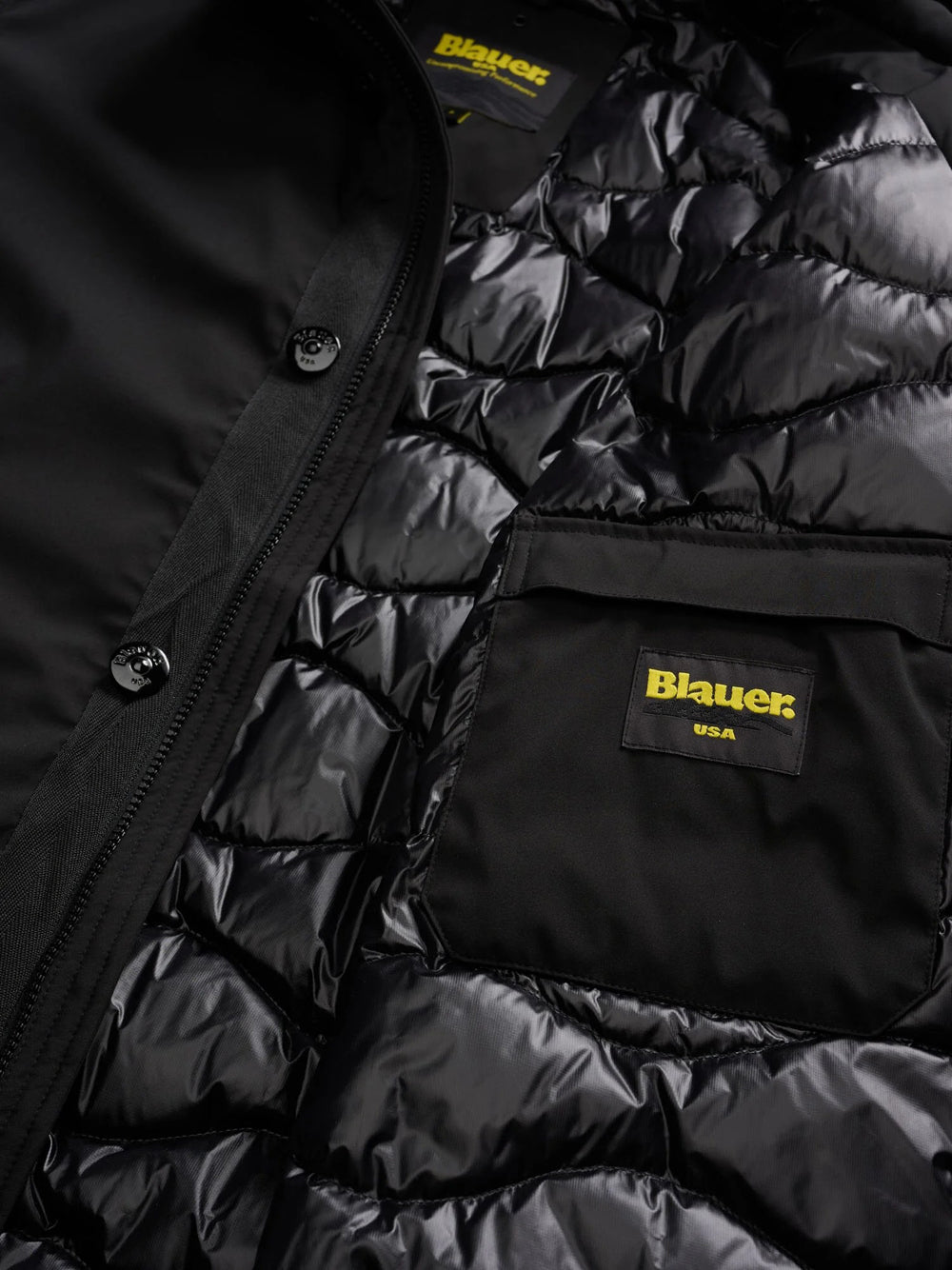 Parka Blauer Chester da Uomo - Nero