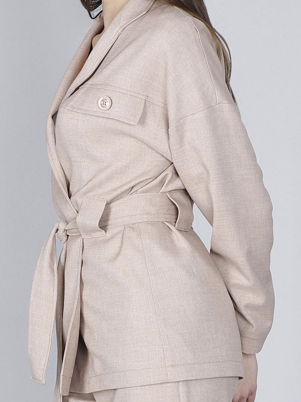 Giacca CafèNoir Kimono da Donna - Beige