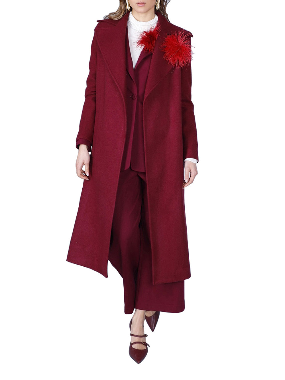 Cappotto CafèNoir da Donna - Bordeaux