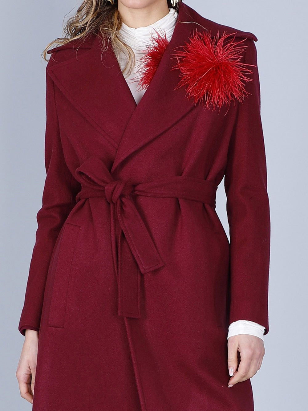 Cappotto CafèNoir da Donna - Bordeaux