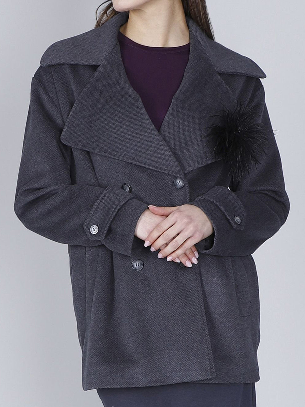 Cappotto CafèNoir da Donna - Grigio