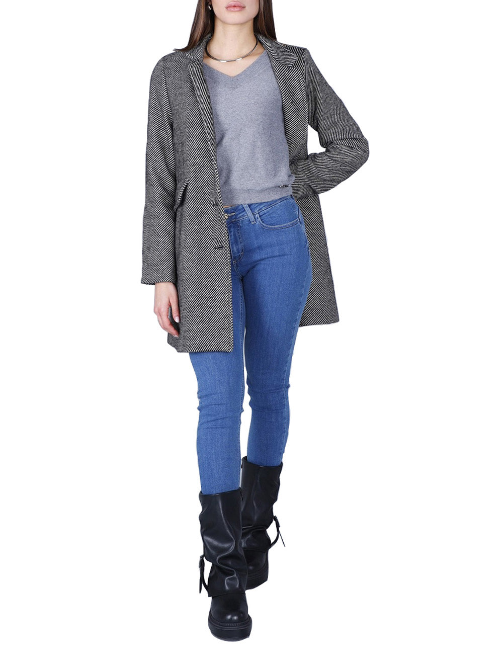 Cappotto CafèNoir da Donna - Nero