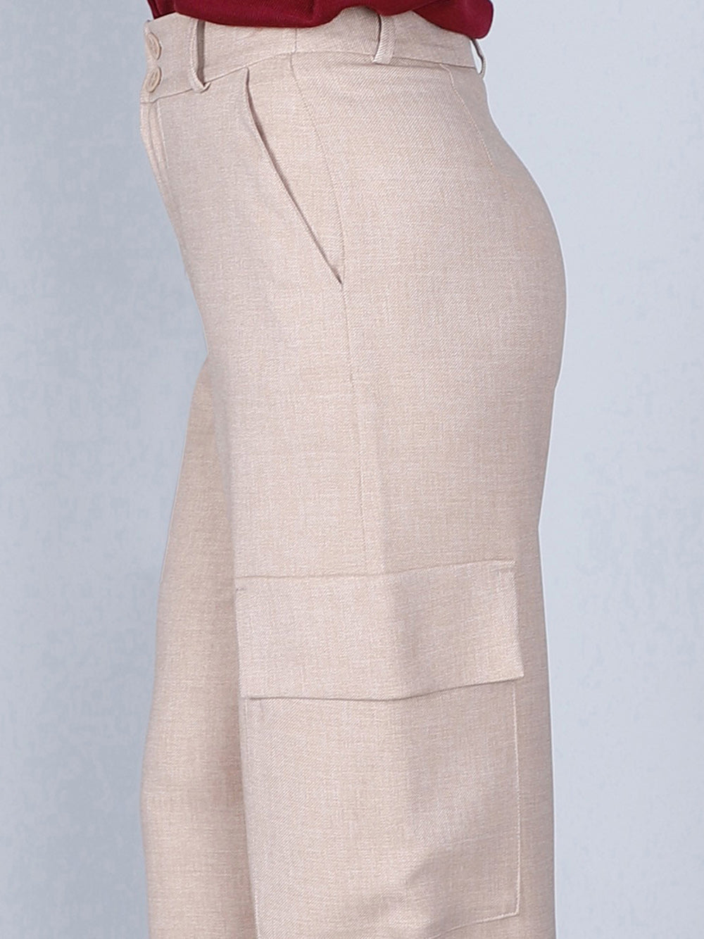 Pantalone Cargo CafèNoir da Donna - Beige