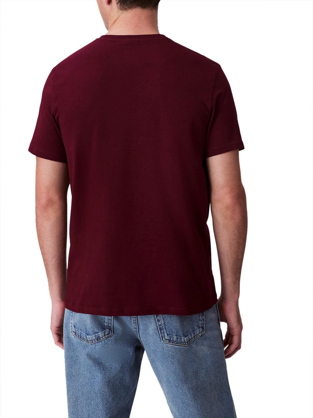 Calvin Klein Calvin Klein Jeans T-shirt Uomo Mod. LV040HM265 VLP Bordeau Rosso