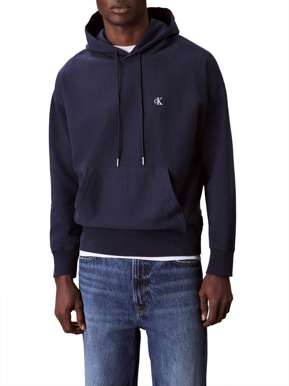 Calvin Klein Calvin Klein Jeans Felpa cappuccio Uomo Mod. LV04RC278G CEF Blu