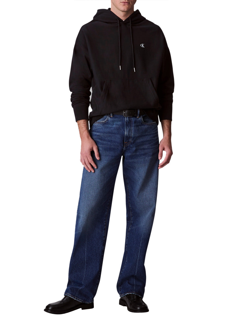 Calvin Klein Calvin Klein Jeans Felpa cappuccio Uomo Mod. LV04RC278G UB1 Black Nero