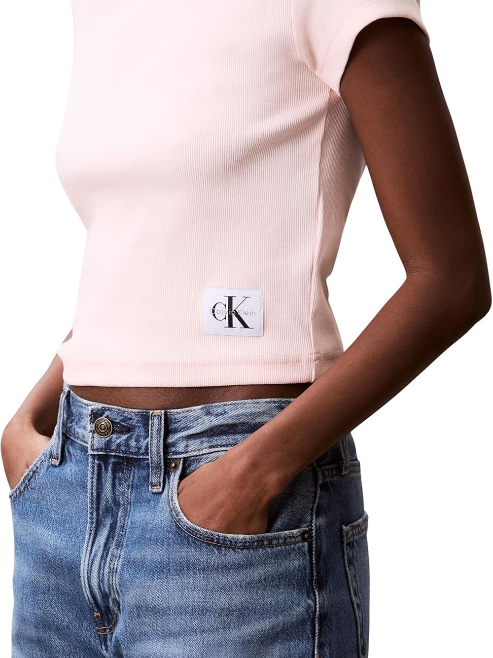 Calvin Klein Calvin Klein Jeans T-shirt Donna Mod. LVO47C200G VI7 Rosa