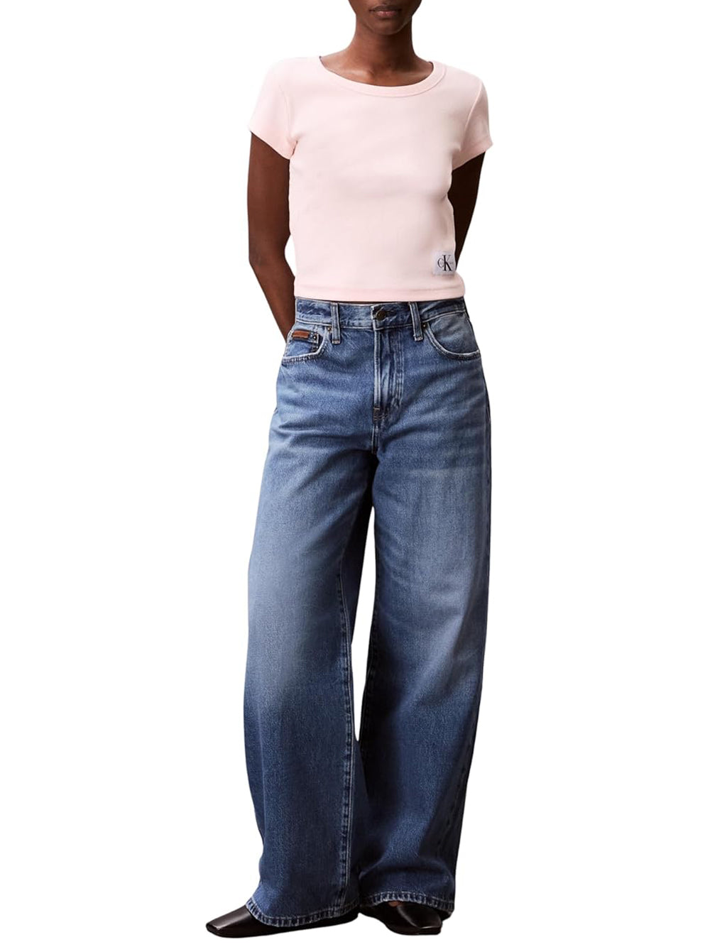 Calvin Klein Calvin Klein Jeans T-shirt Donna Mod. LVO47C200G VI7 Rosa