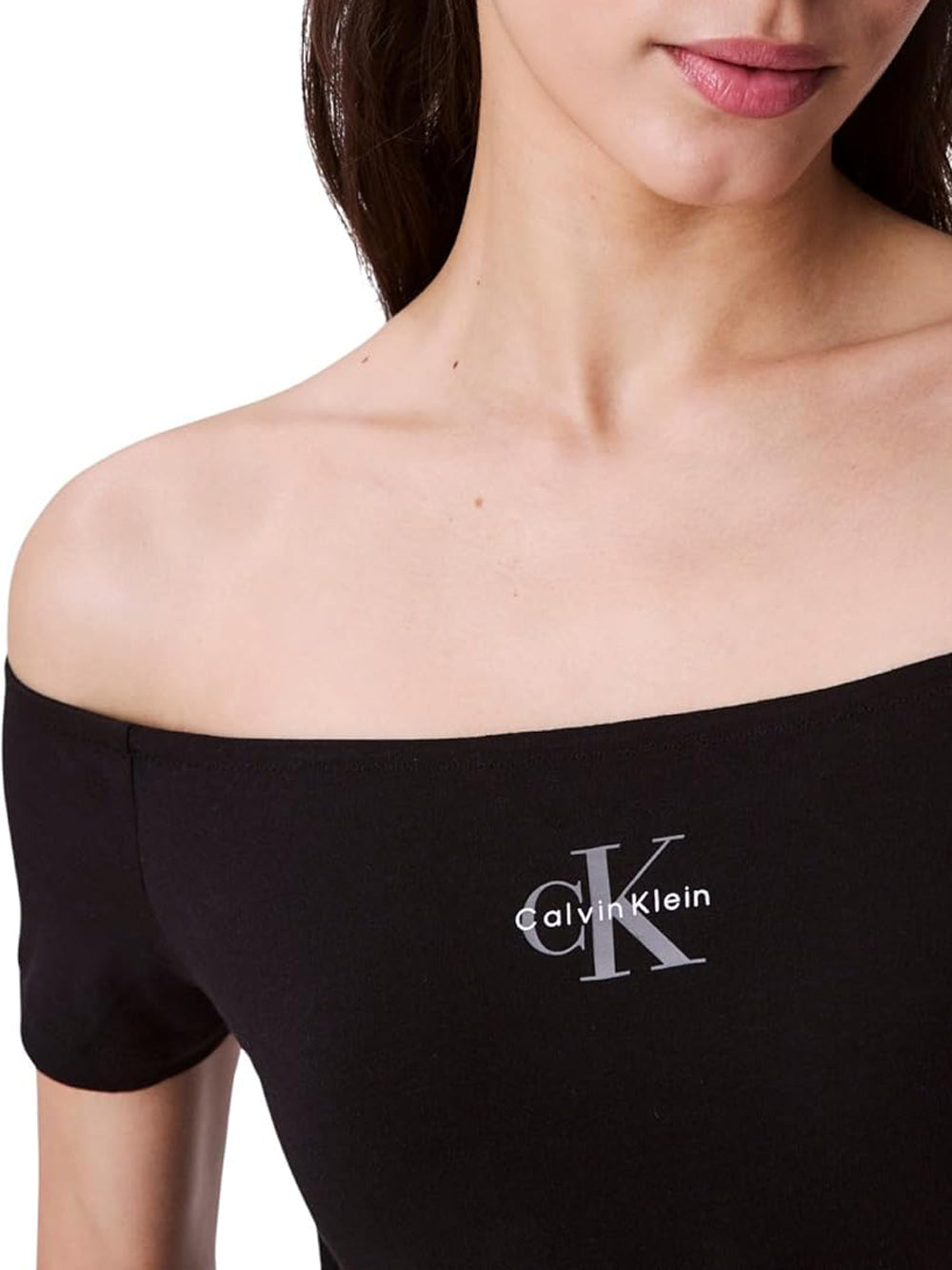 Calvin Klein Calvin Klein Jeans T-shirt Donna Mod. LVO47C203G UB1 Nero