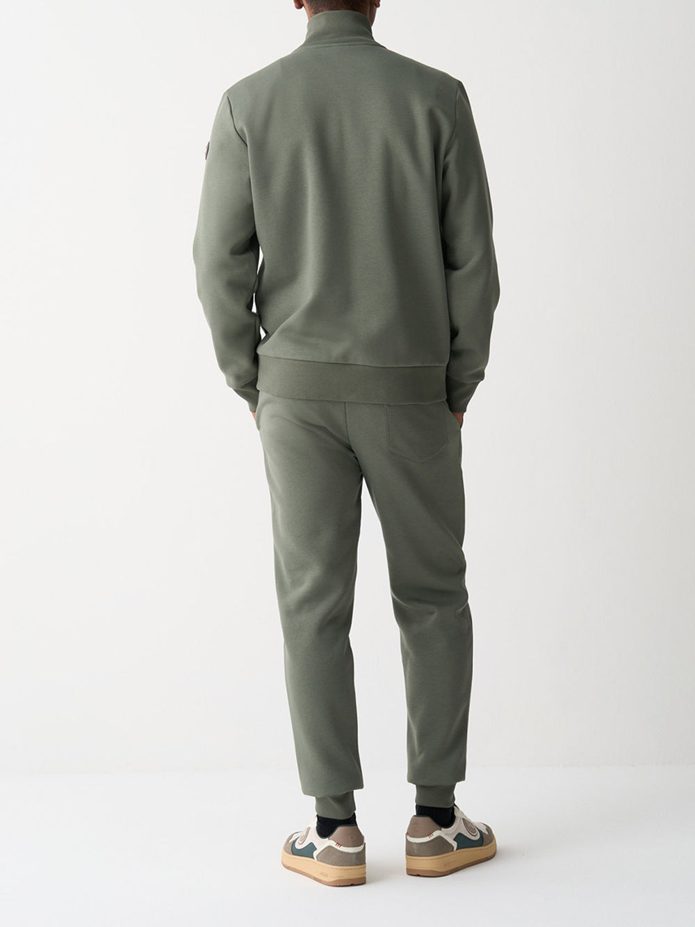 Felpa Zip Colmar da Uomo - Verde