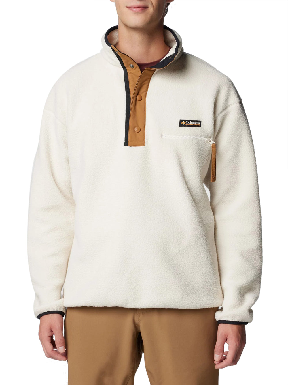 Felpa Columbia da Uomo - Bianco