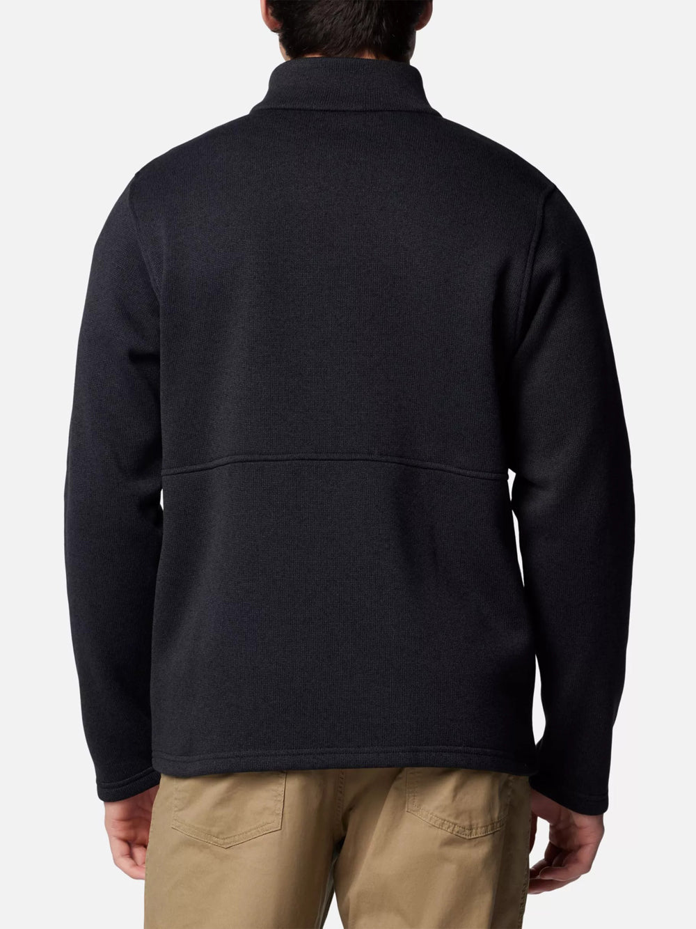 Felpa Zip Columbia da Uomo - Nero