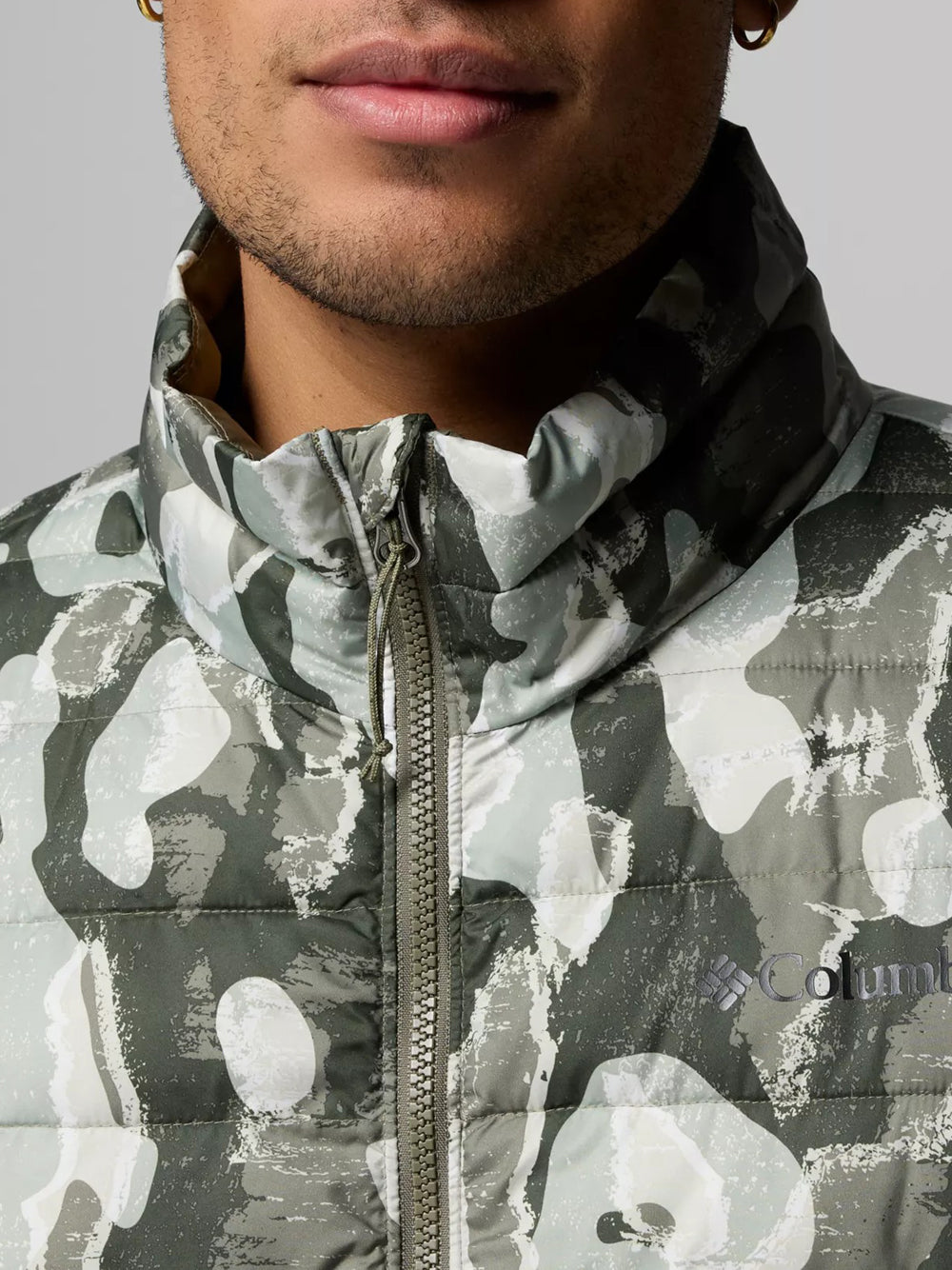 Piumino Columbia da Uomo - Maculato Marrone