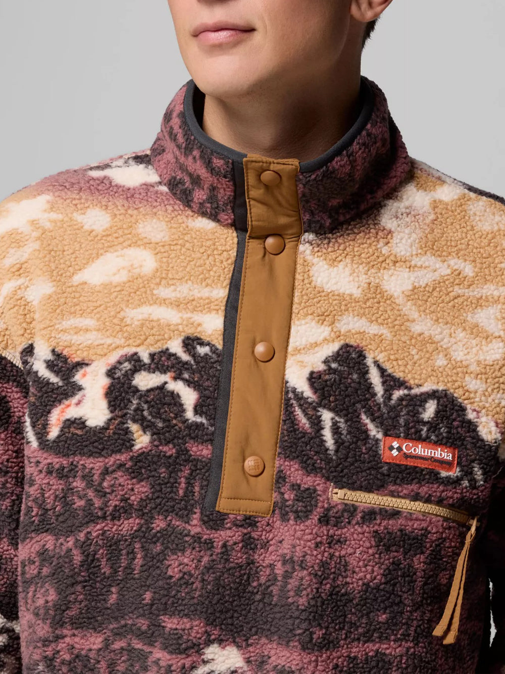 Felpa Columbia da Uomo - Beige