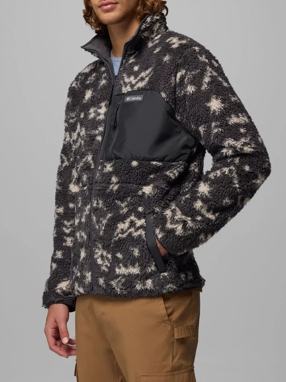 Giubbino Columbia Winter Pass Reversible da Uomo - Grigio