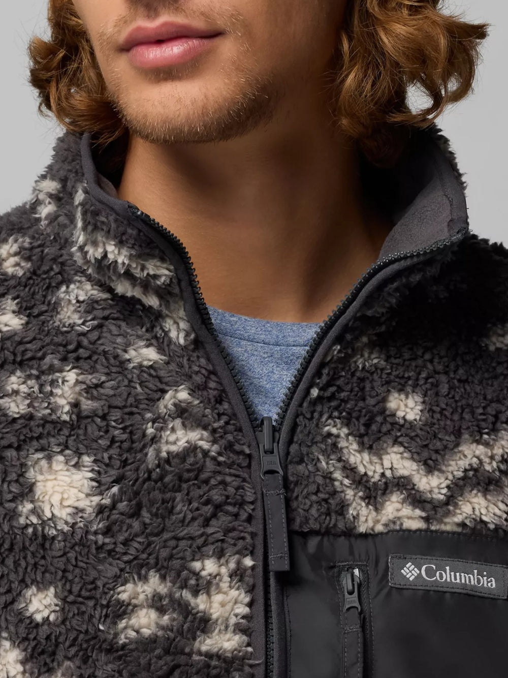 Giubbino Columbia Winter Pass Reversible da Uomo - Grigio