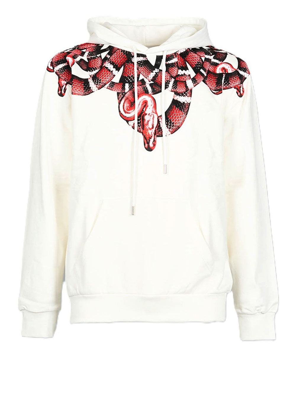 Felpa Cappuccio County of Milan da Uomo - Bianco