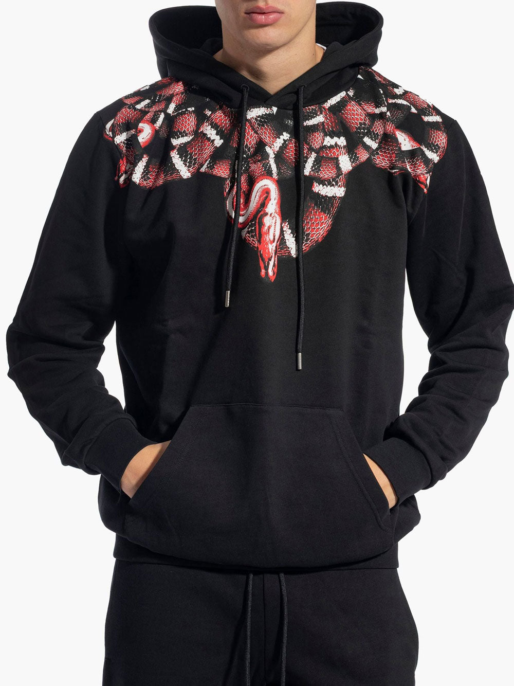 Felpa Cappuccio County of Milan da Uomo - Nero