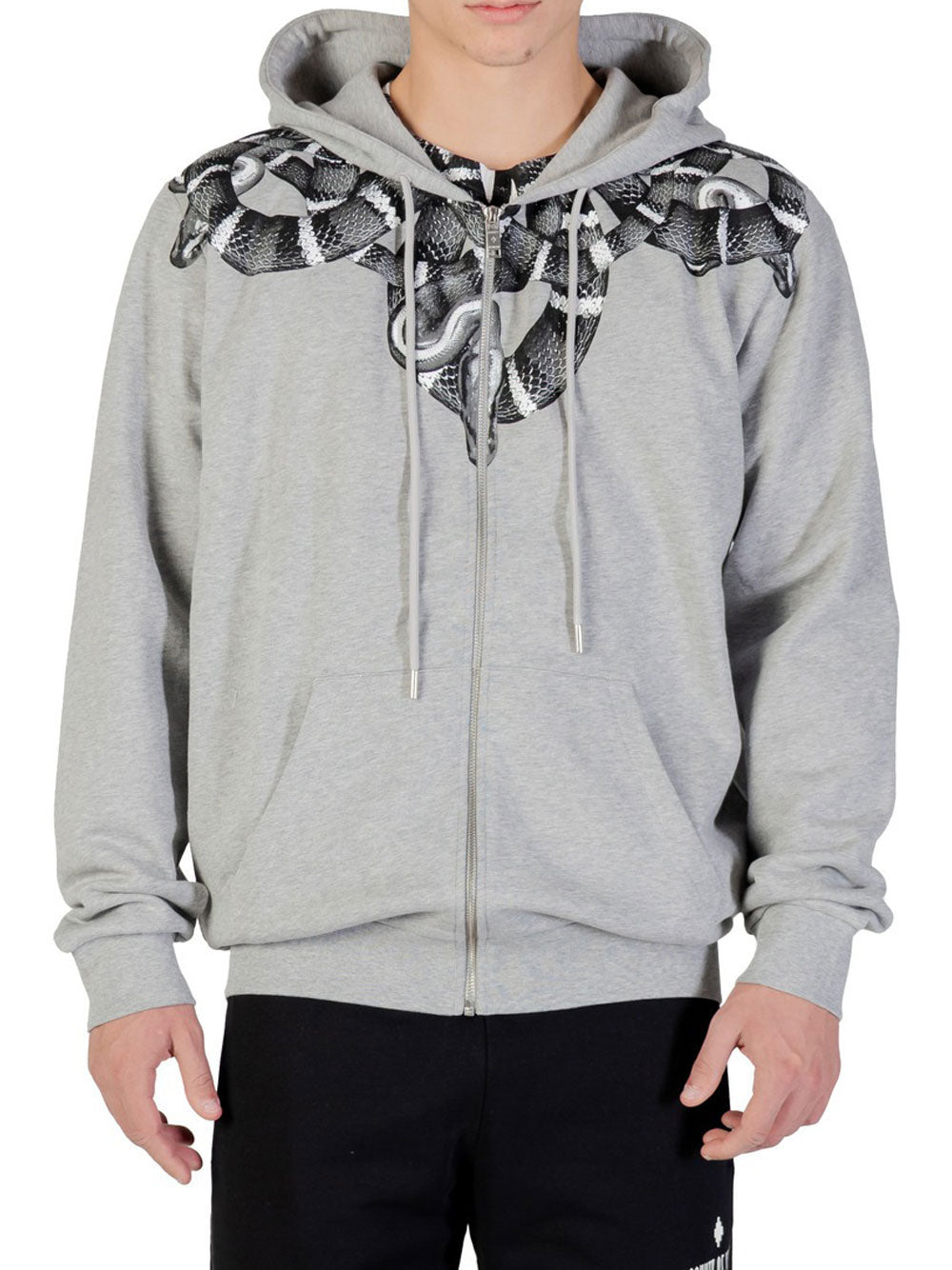 Felpa Zip County of Milan da Uomo - Grigio