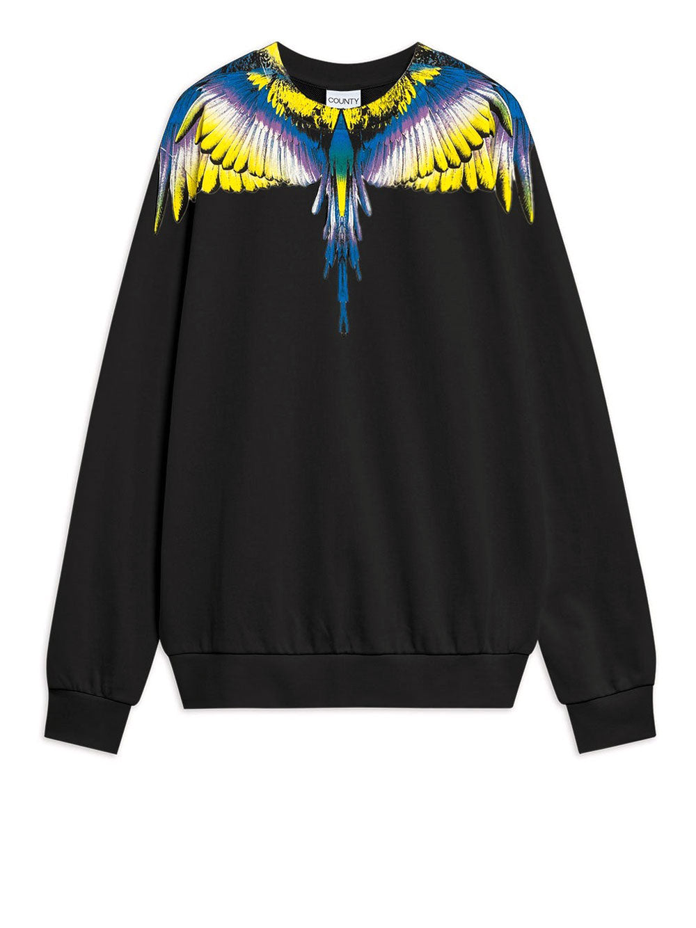 Felpa County of Milan da Uomo - Nero