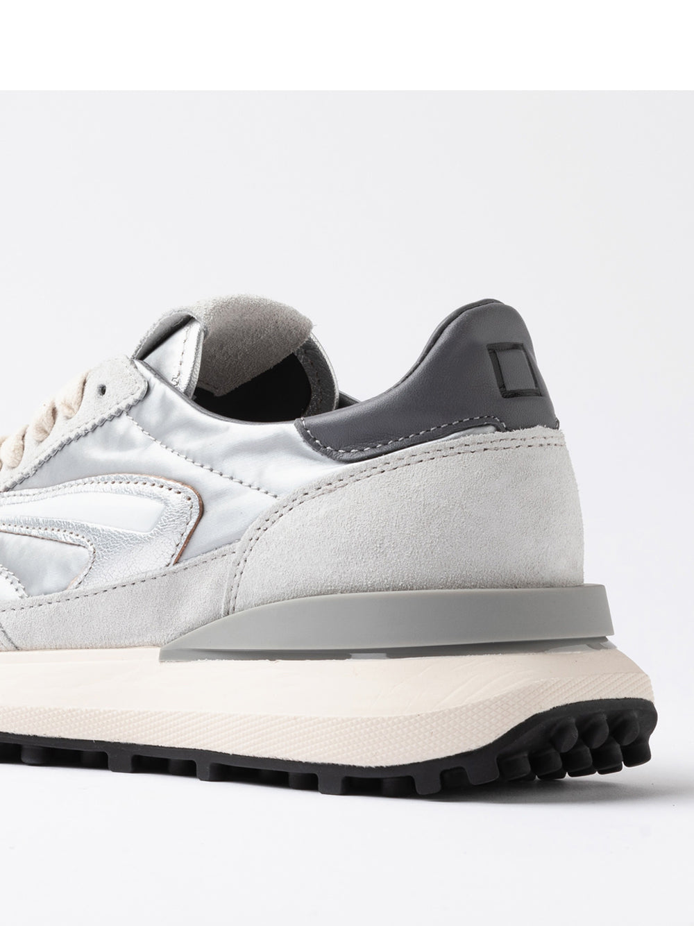 Sneakers Date Athleta Laminated da Donna - Argento