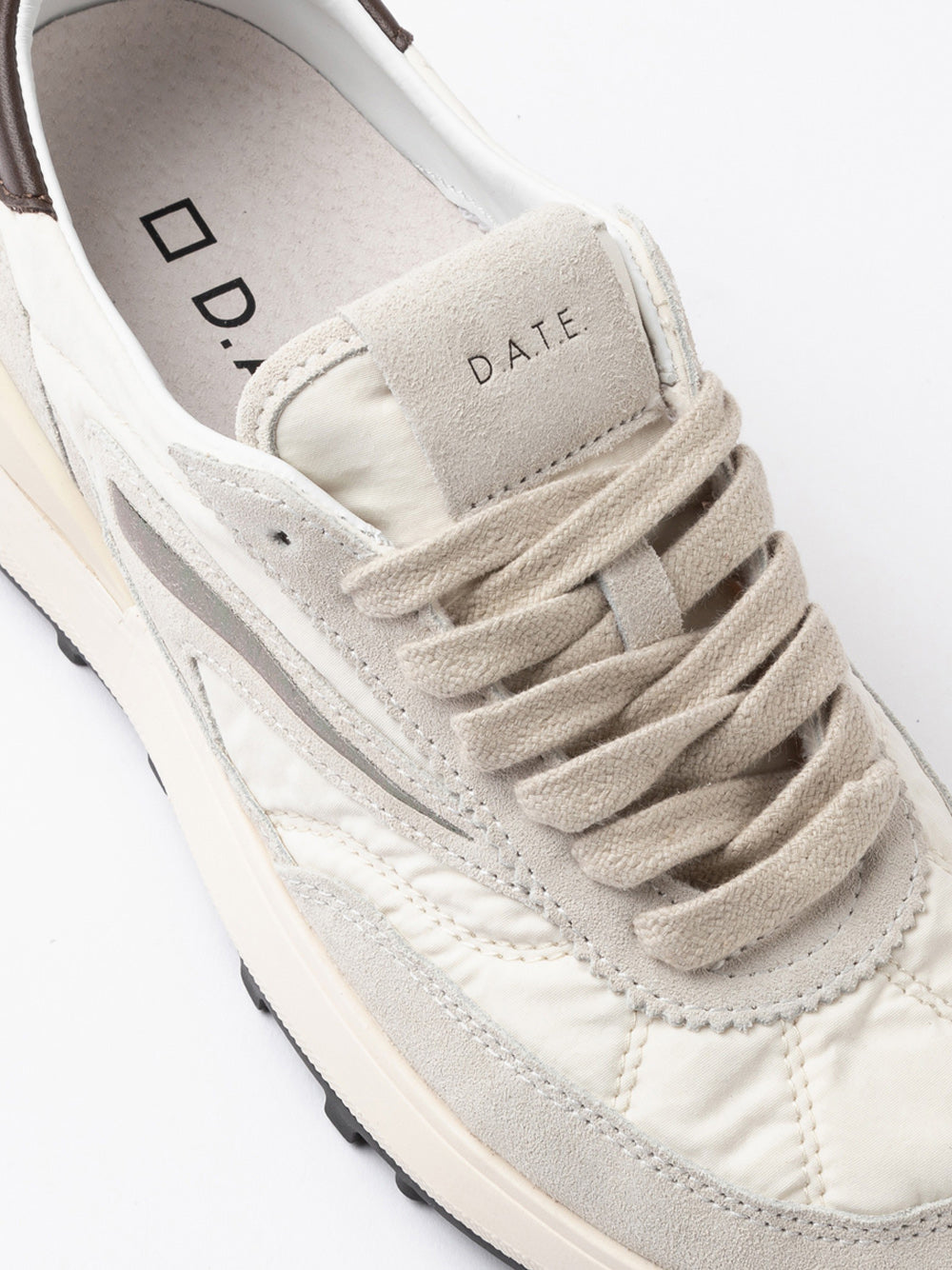 Sneakers Date Athleta Nylon da Donna - Bianco