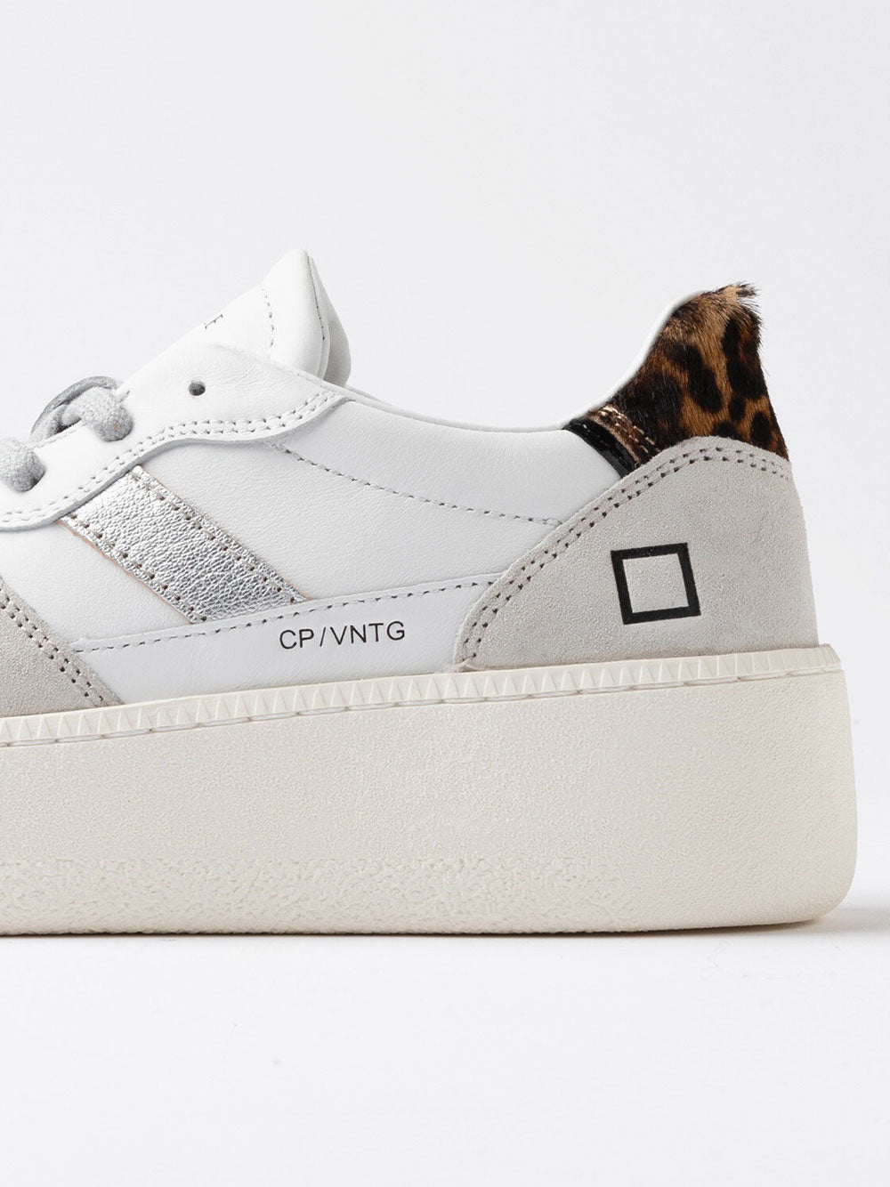 Sneakers Date Court Platform da Donna - Bianco