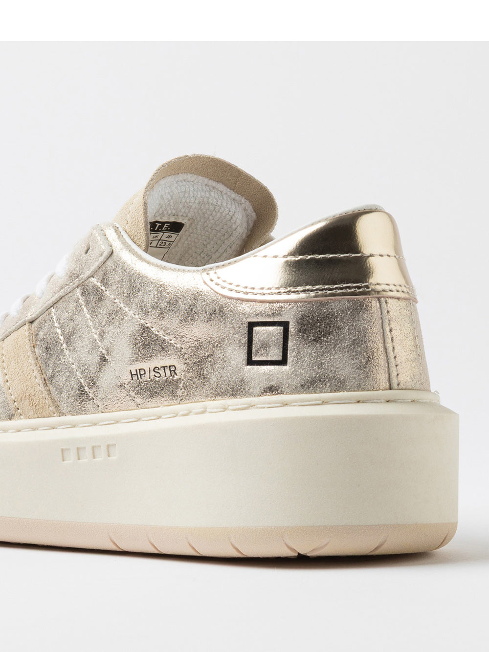 Sneakers Date Hill Low Platform da Donna - Metallico Grigio