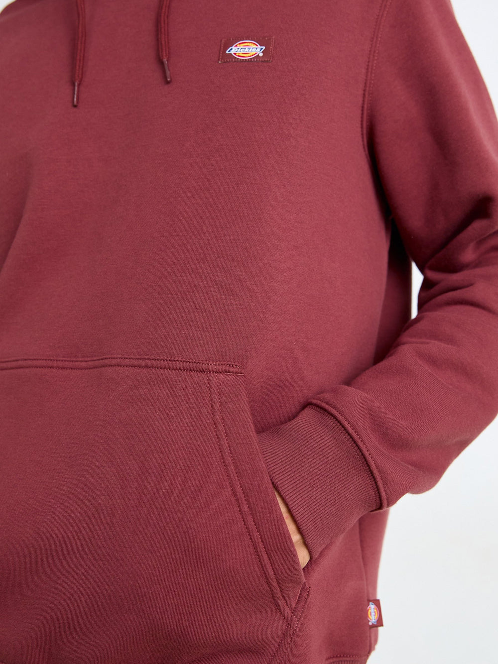 Felpa Cappuccio Dickies Oakport da Uomo - Bordeaux