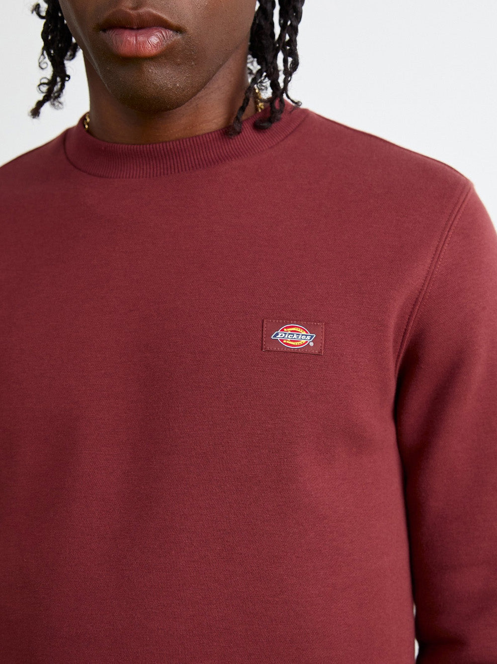 Felpa Dickies Oakport da Uomo - Bordeaux