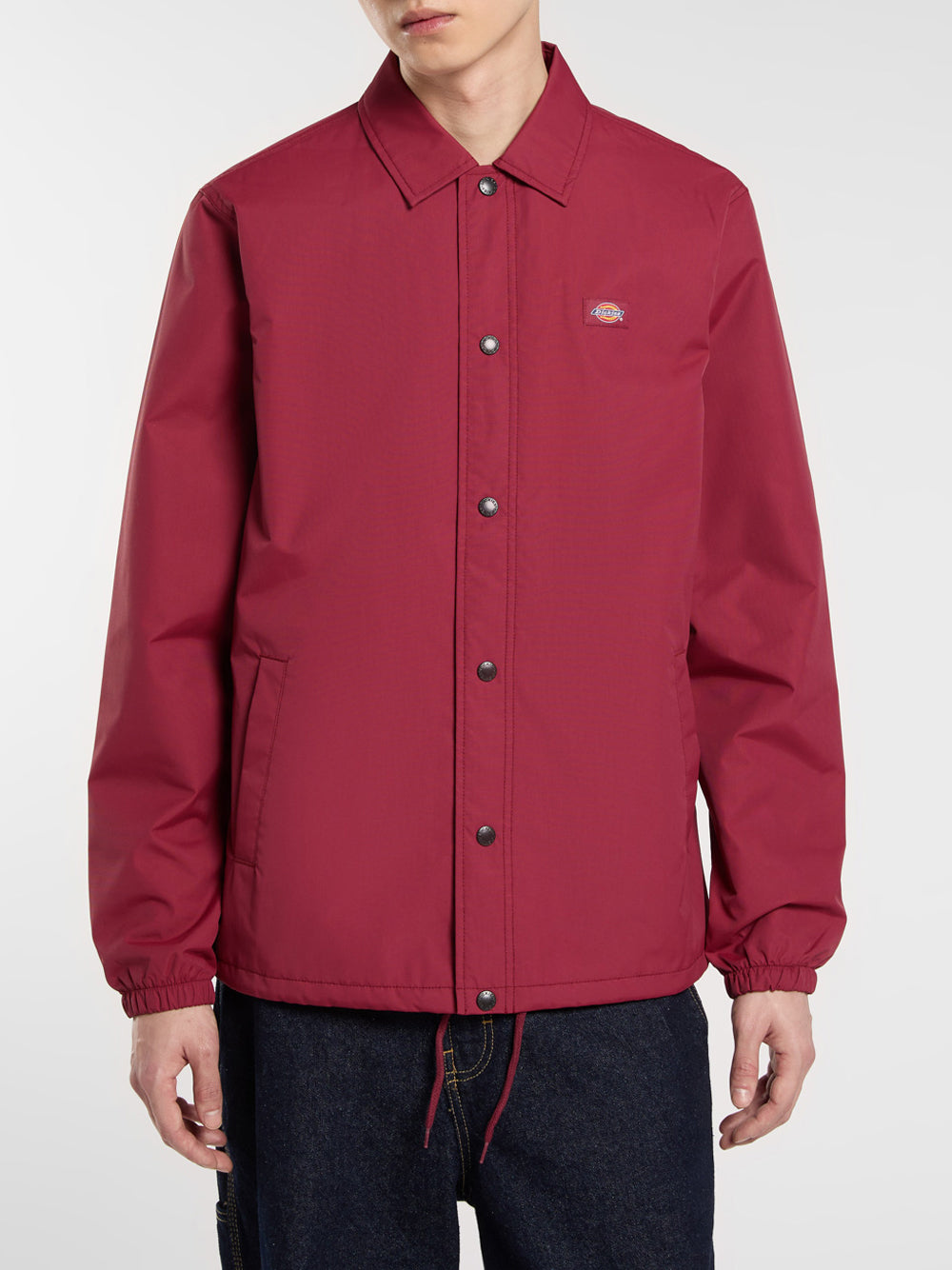 Giubbino Dickies Oakport Coach Jacket da Uomo - Bordeaux