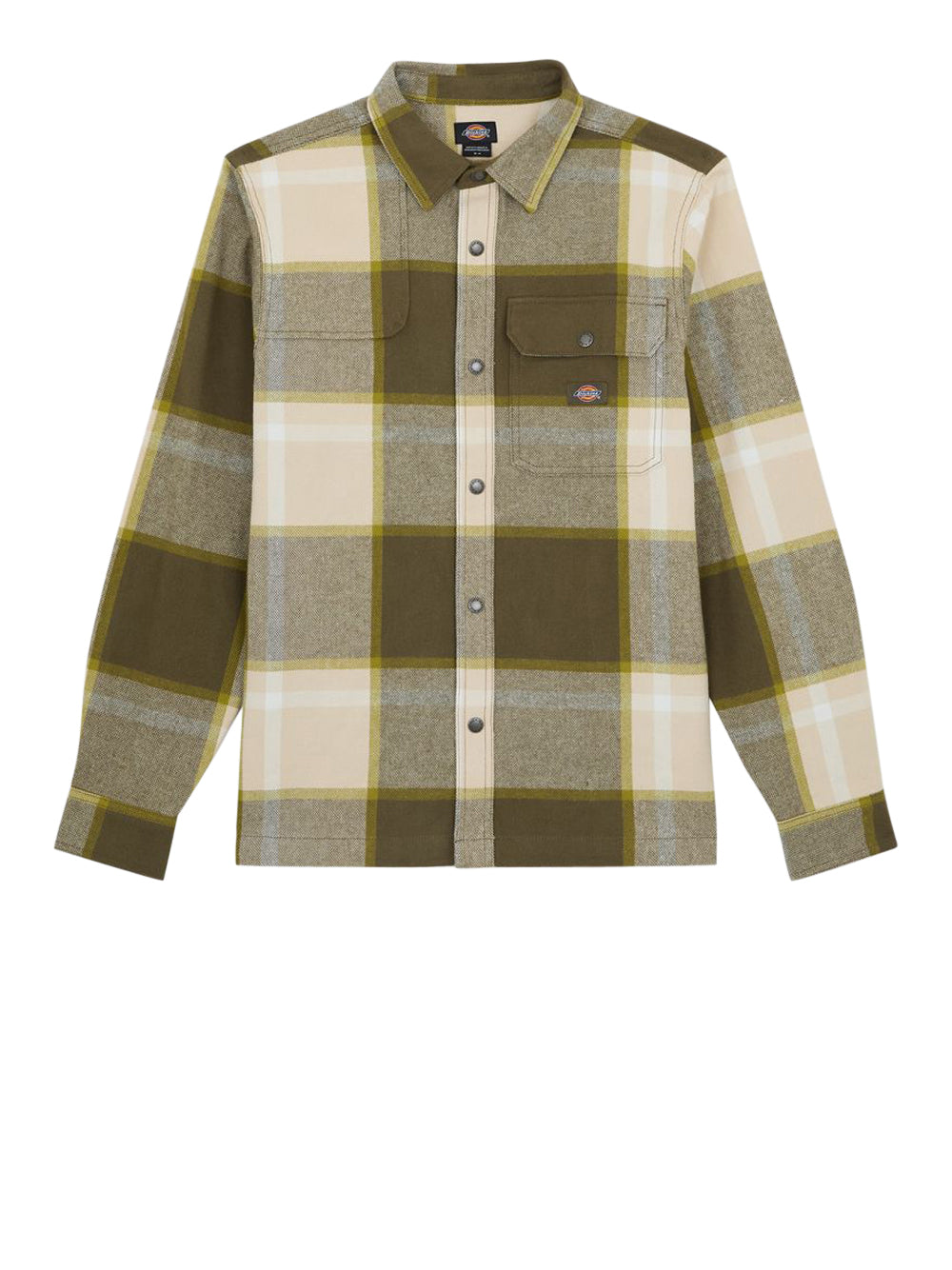 Camicia Casual Dickies Nimmons Ls da Uomo - Avorio