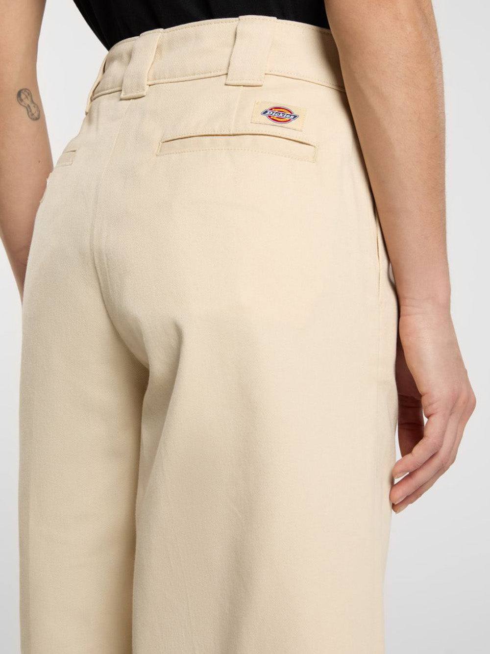 Pantalone Palazzo Dickies Wide Leg Pant da Donna - Avorio