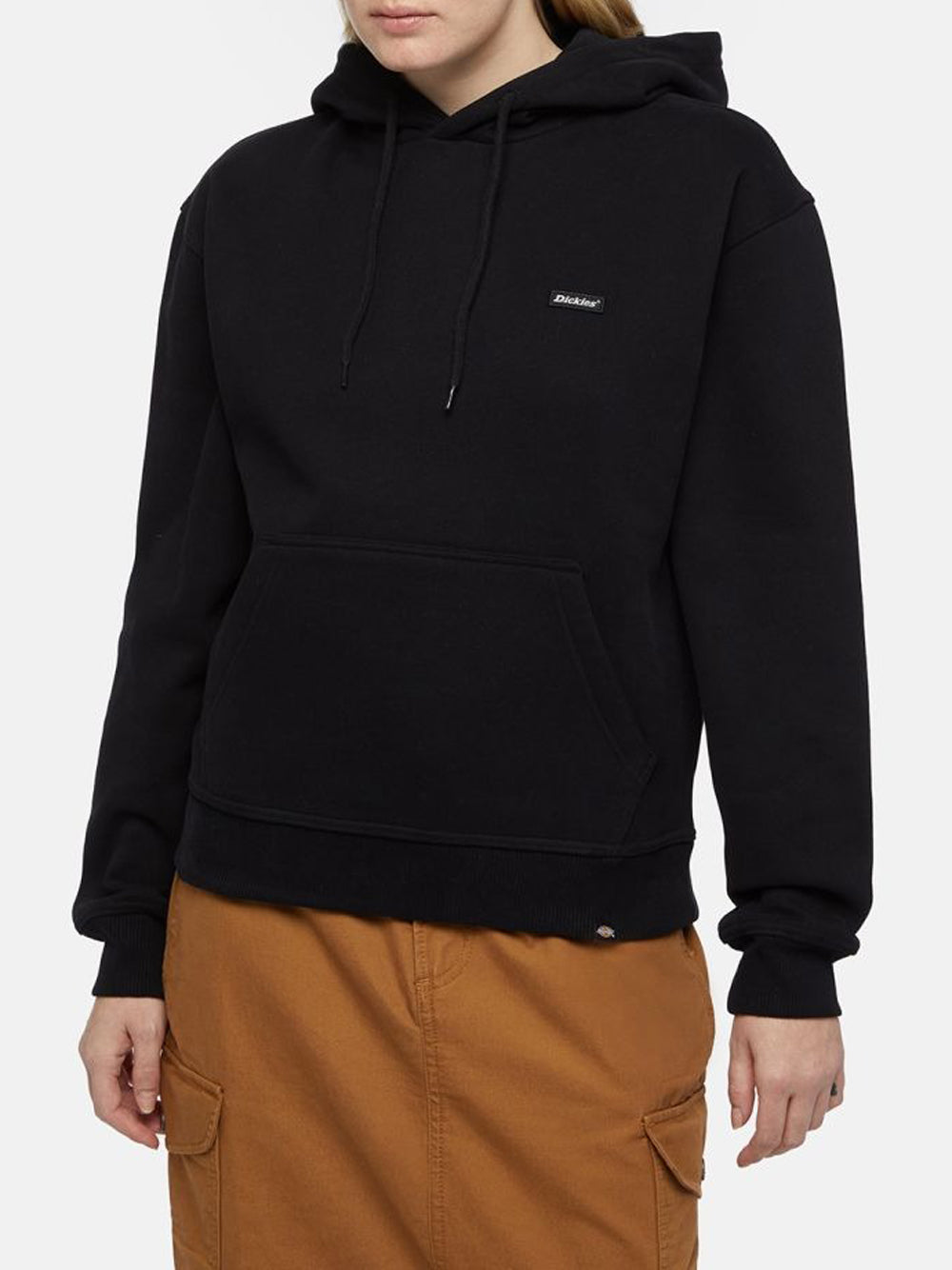 Felpa Cappuccio Dickies Clancy Hoodie W da Donna - Nero