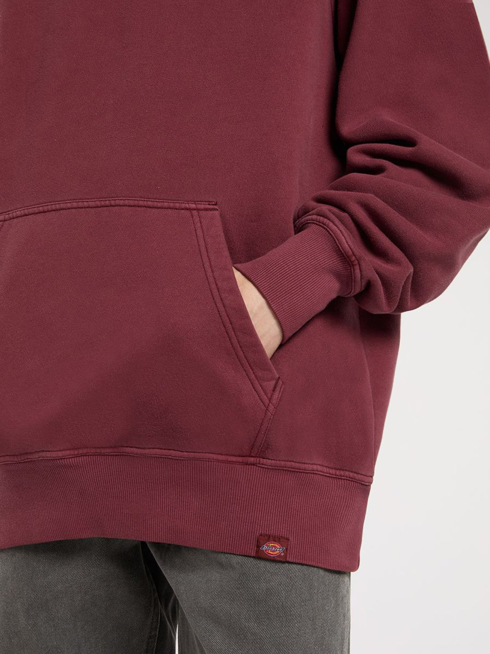 Felpa Cappuccio Dickies Plentywood da Uomo - Bordeaux